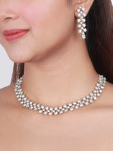 Austrian Diamond Attractive Look Western Collection Choker Necklace  Jewellery Set - Aanya