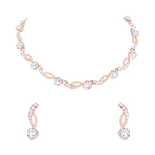 Ethnic Simple & Elegant Design Western Collection Austrian Diamond Choker Necklace Set - Aanya