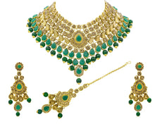 Glorious Kundan Gold Plated Choker Necklace Set - Aanya