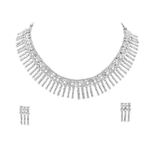Alloy Austrian Diamond Classic Choker Necklace Jewellery Set - Aanya
