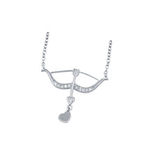 Arrow bow pendant Made With 925 Silver - Aanya
