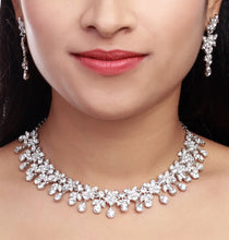 Austrian Diamond Gold Plated Choker Necklace Jewellery Set - Aanya