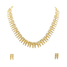 Austrian Diamond Party Wear Choker Necklace Jewellery Set - Aanya