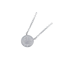 Coruscate circle Pendant Made With 925 Silver - Aanya
