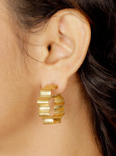 Curvy Hoop Earrings by Ira - Aanya