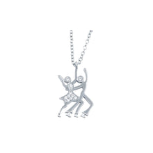 Dancing couple charm Pendant Made with 925 Silver - Aanya