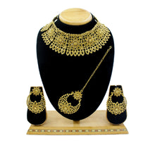Dazzling Alloy Austrian Diamond Choker Necklace Set For Women - Aanya