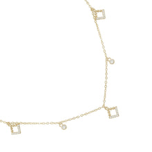 Delicate Gold With Pendant Necklace - Aanya