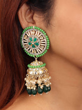 Divine Petal Pearl Jhumka Earring - Aanya
