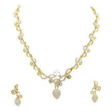 Ethnic Classic Design Party Wear Austrian Diamond Choker Necklace Jewellery Set - Aanya