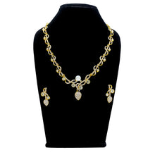 Ethnic Classic Design Party Wear Austrian Diamond Choker Necklace Jewellery Set - Aanya