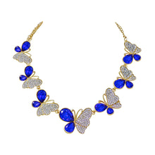 Ethnic Collection Butterfly Design Gold Plated Choker Necklace Jewellery Set - Aanya