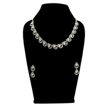 Ethnic Party Wear Austrian Diamond Choker Necklace Jewellry Set - Aanya