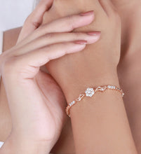 Floral Adjustable Charm Bracelet - Aanya