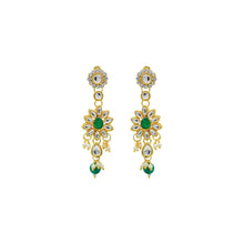Floral Kundan Choker Necklace Jewellery Set - Aanya