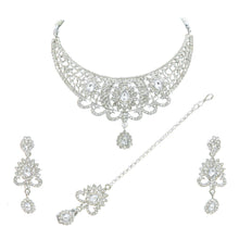 Glamorous Design Choker Necklace Set - Aanya