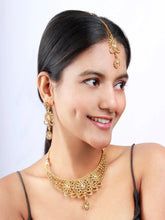 Glamorous Design Choker Necklace Set - Aanya