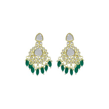 Glamorous Look Gold Plated Kundan Stone & Beads Choker Necklace Set - Aanya