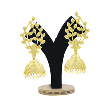 Gold Plated Leaves Twig Traditional Jhumki Earring Aanya