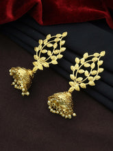 Gold Plated Leaves Twig Traditional Jhumki Earring Aanya