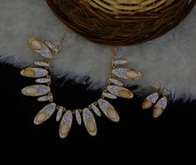 Gold Plated Party Wear Choker Necklace Jewellery set - Aanya