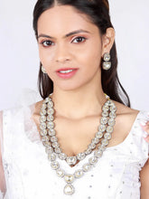 Gorgeous Look Oval Designer Kundan  Long Necklace Set - Aanya