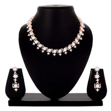 Latest Stylish Look Austrian Diamond Choker Necklace  Jewellery Set - Aanya