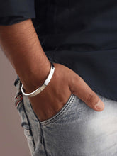 Masculine Silver Bracelet - Aanya