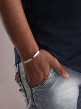 Masculine Silver cuff - Aanya