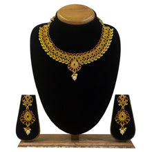 Matt Glossy Antique Design Traditinal Collection Beautiful Choker Necklace Jewellery Set - Aanya