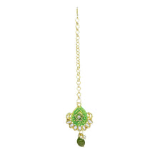 Meenakri Work Round Shape With Kundan Stone Beaded Choker Necklace Jewellery Set - Aanya