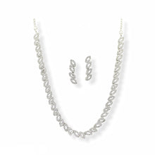 Party Wear Collection American Diamond Necklace Set - Aanya