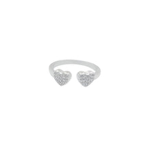 Passionate Love Spin 925 Silver Adjustable Ring - Aanya