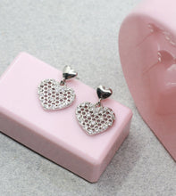 Precious Heart Drop Earring Made With 925 Silver - Aanya