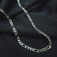 Silver Plated Figaro Chain - Aanya