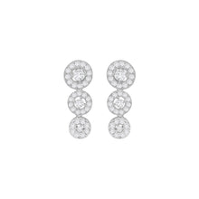 Silver Plated Round Shape Design Austrian Diamond Alloy Choker Necklace jewellery Set - Aanya
