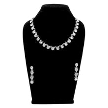 Simple Design Round Shape Austrian Diamond Choker Necklace  Jewellery Set - Aanya