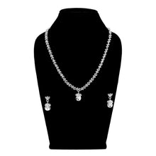 Simple & Beautiful Design Austrian Diamond Necklace Jewellery Set - Aanya