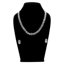 Simple & Elegant Design Austrian Diamond Choker Necklace  Jewellery Set - Aanya