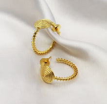 Snail Hoop Earrings by Ira Aanya