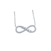 Sparkling Infinity Pendant Made With 925 Silver - Aanya