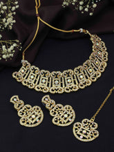 Square Brilliance Choker Necklace Set Aanya