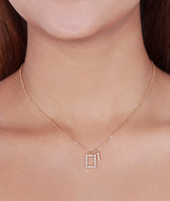Square Necklace Pendant - Aanya