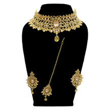 Trendy Austrian Diamond Choker Necklace Jewellery Set - Aanya
