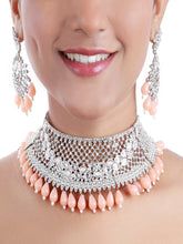Trendy Austrian Diamond With Kundan Stone work Choker Necklace - Aanya