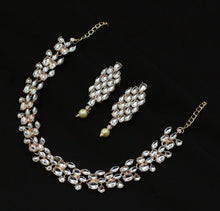 Trendy Classic Look Kundan Stone Work Western Collection Patti Choker Jewellery Set - Aanya