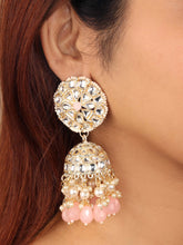 Vintage Charm Kundan Pearl Jhumka Earring - Aanya