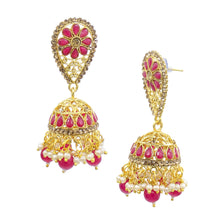 Wedding Collection Ethnic Design Gold Plated Earring - Aanya