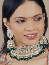 Wedding Look Royal Kundan Pearl Choker Set - Aanya